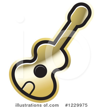 Royalty-Free (RF) Guitar Clipart Illustration by Lal Perera - Stock Sample #1229975