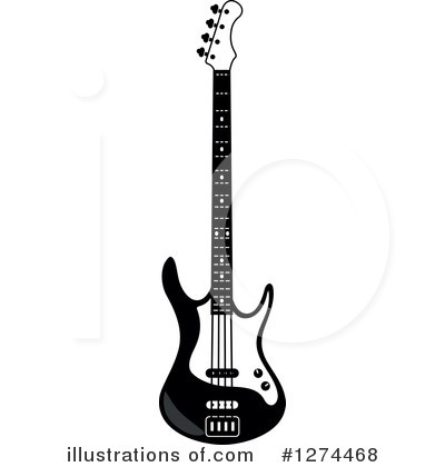 Royalty-Free (RF) Guitar Clipart Illustration by Frisko - Stock Sample #1274468