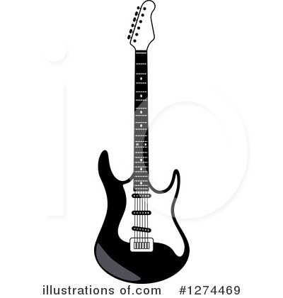 Royalty-Free (RF) Guitar Clipart Illustration by Frisko - Stock Sample #1274469