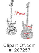 Guitar Clipart #1287257 by Vector Tradition SM