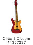 Guitar Clipart #1307237 by Vector Tradition SM