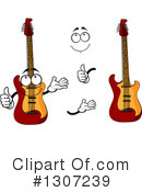 Guitar Clipart #1307239 by Vector Tradition SM