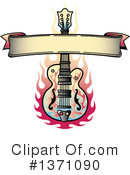 Guitar Clipart #1371090 by Andy Nortnik