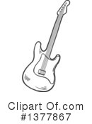 Guitar Clipart #1377867 by Vector Tradition SM