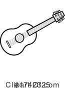 Guitar Clipart #1742325 by Hit Toon