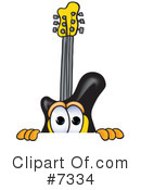 Guitar Clipart #7334 by Mascot Junction