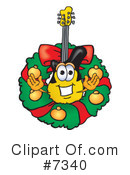 Guitar Clipart #7340 by Mascot Junction
