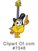 Guitar Clipart #7348 by Mascot Junction