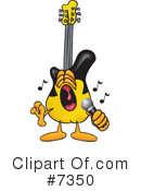 Guitar Clipart #7350 by Mascot Junction