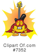 Guitar Clipart #7352 by Mascot Junction