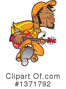 Guitarist Clipart #1371792 by Clip Art Mascots