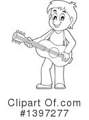 Guitarist Clipart #1397277 by visekart