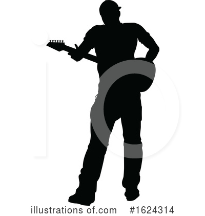 Royalty-Free (RF) Guitarist Clipart Illustration by AtStockIllustration - Stock Sample #1624314