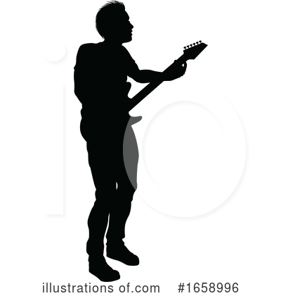 Royalty-Free (RF) Guitarist Clipart Illustration by AtStockIllustration - Stock Sample #1658996