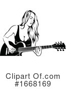 Guitarist Clipart #1668169 by dero