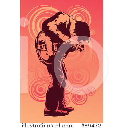 Royalty-Free (RF) Guitarist Clipart Illustration by mayawizard101 - Stock Sample #89472