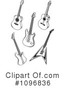 Guitars Clipart #1096836 by Vector Tradition SM