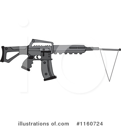 Royalty-Free (RF) Gun Clipart Illustration by djart - Stock Sample #1160724