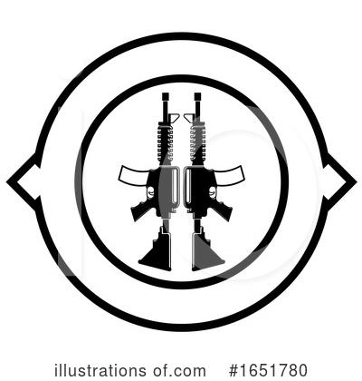 Royalty-Free (RF) Gun Clipart Illustration by Lal Perera - Stock Sample #1651780