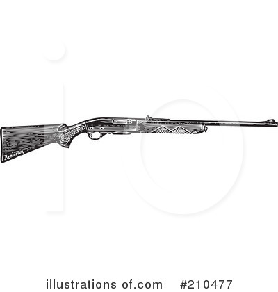 Royalty-Free (RF) Gun Clipart Illustration by BestVector - Stock Sample #210477