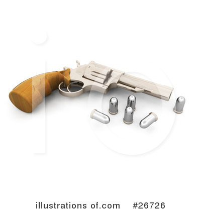 Royalty-Free (RF) Gun Clipart Illustration by KJ Pargeter - Stock Sample #26726
