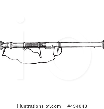 Royalty-Free (RF) Gun Clipart Illustration by BestVector - Stock Sample #434048