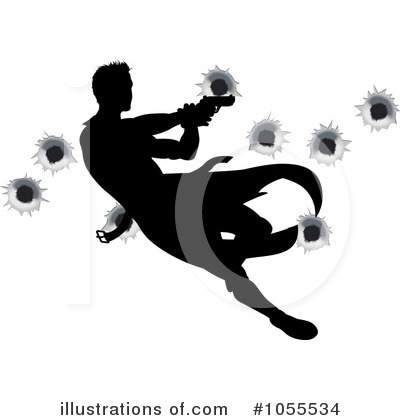 Gunfight Clipart #1055534 by AtStockIllustration