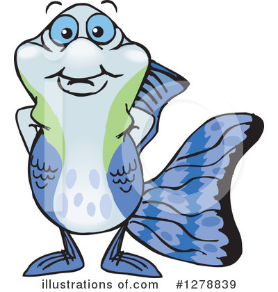 Royalty-Free (RF) Guppy Clipart Illustration by Dennis Holmes Designs - Stock Sample #1278839
