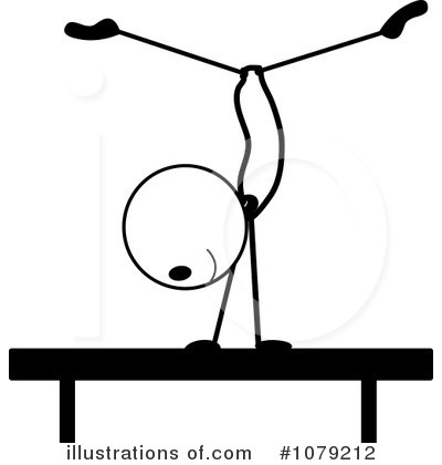 Royalty-Free (RF) Gymnastics Clipart Illustration by Pams Clipart - Stock Sample #1079212