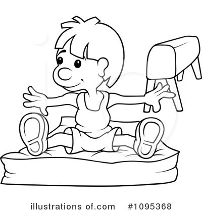 Royalty-Free (RF) Gymnastics Clipart Illustration by dero - Stock Sample #1095368