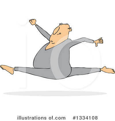 Royalty-Free (RF) Gymnastics Clipart Illustration by djart - Stock Sample #1334108