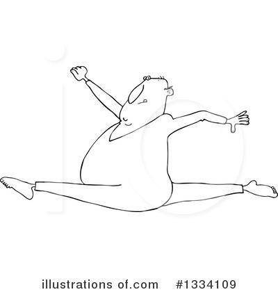 Royalty-Free (RF) Gymnastics Clipart Illustration by djart - Stock Sample #1334109