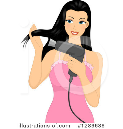 Royalty-Free (RF) Hair Care Clipart Illustration by BNP Design Studio - Stock Sample #1286686