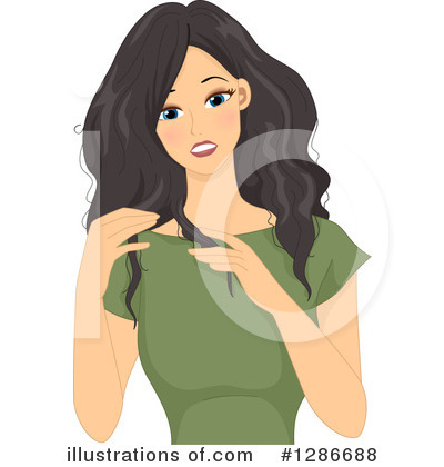Asian Woman Clipart #1286688 by BNP Design Studio