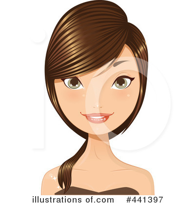 Royalty-Free (RF) Hair Clipart Illustration by Melisende Vector - Stock Sample #441397