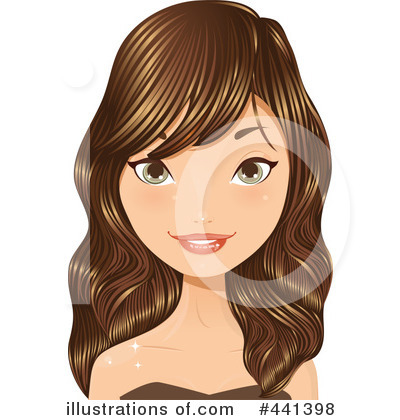Hairstyle Clipart #441398 by Melisende Vector