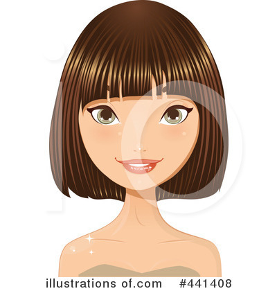 Royalty-Free (RF) Hair Clipart Illustration by Melisende Vector - Stock Sample #441408