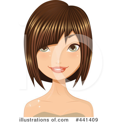 Royalty-Free (RF) Hair Clipart Illustration by Melisende Vector - Stock Sample #441409