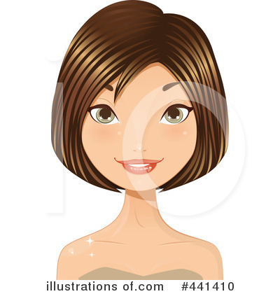 Hairstyles Clipart #441410 by Melisende Vector