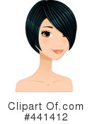 Hair Clipart #441412 by Melisende Vector