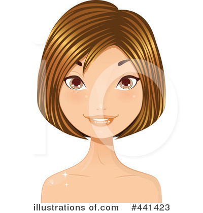 Royalty-Free (RF) Hair Clipart Illustration by Melisende Vector - Stock Sample #441423