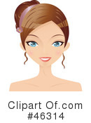 Hair Style Clipart #46314 by Melisende Vector