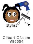 Hair Stylist Clipart #86554 by Pams Clipart