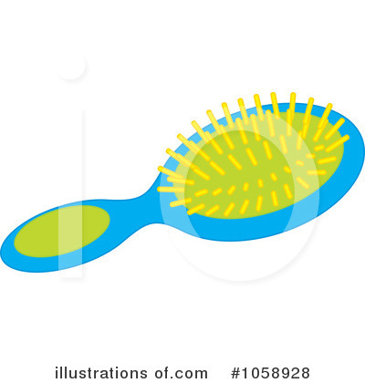 Royalty-Free (RF) Hairbrush Clipart Illustration by Alex Bannykh - Stock Sample #1058928