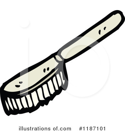 Royalty-Free (RF) Hairbrush Clipart Illustration by lineartestpilot - Stock Sample #1187101