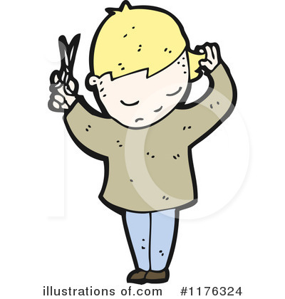 Royalty-Free (RF) Haircut Clipart Illustration by lineartestpilot - Stock Sample #1176324