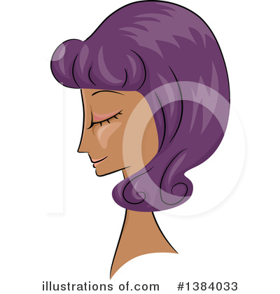 Royalty-Free (RF) Hairstyle Clipart Illustration by BNP Design Studio - Stock Sample #1384033