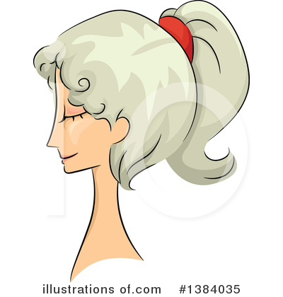 Hairstyle Clipart #1384035 by BNP Design Studio