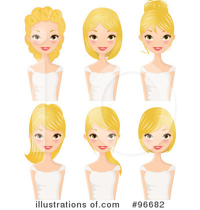 Blond Woman Clipart #96682 by Melisende Vector