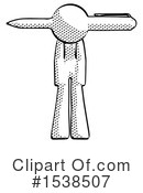 Halftone Design Mascot Clipart #1538507 by Leo Blanchette